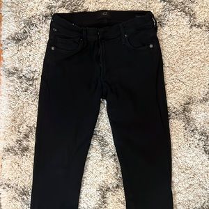 Citizens of humanity black stretch skinny jeans size 30